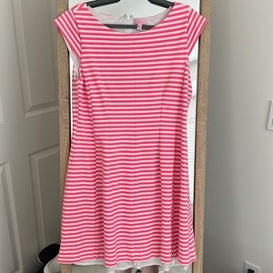 Lilly Pulitzer Pink and White Striped Dress